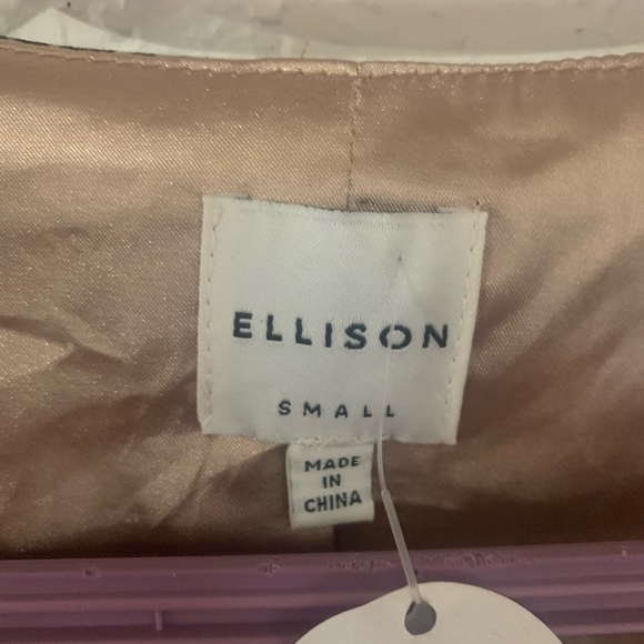 Ellison Snake Print Open Front Blazer Size Small - Picture 3 of 4